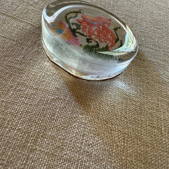 Colorful Fish Embroidery Paperweight - Picture 2 of 4